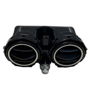 Rear AC Vent Assembly for MERCEDES-BENZ E-CLASS W213 (2016-2023) in Black color New Model Chrome