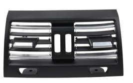 Rear AC Vent Grille for BMW 5 Series F18 (2010-2016) in Black color High-End Model Chrome