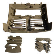 Rear AC Vent Grille for MERCEDES-BENZ E-CLASS W212 (2009-2016) in Beige color High-End Model