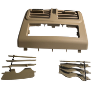 Rear AC Vent Grille for MERCEDES-BENZ E-CLASS W212 (2009-2016) in Beige color High-End Model