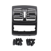 Rear AC Vent Grille for MERCEDES-BENZ E-CLASS W212 (2009-2016) in Black color High-End Model
