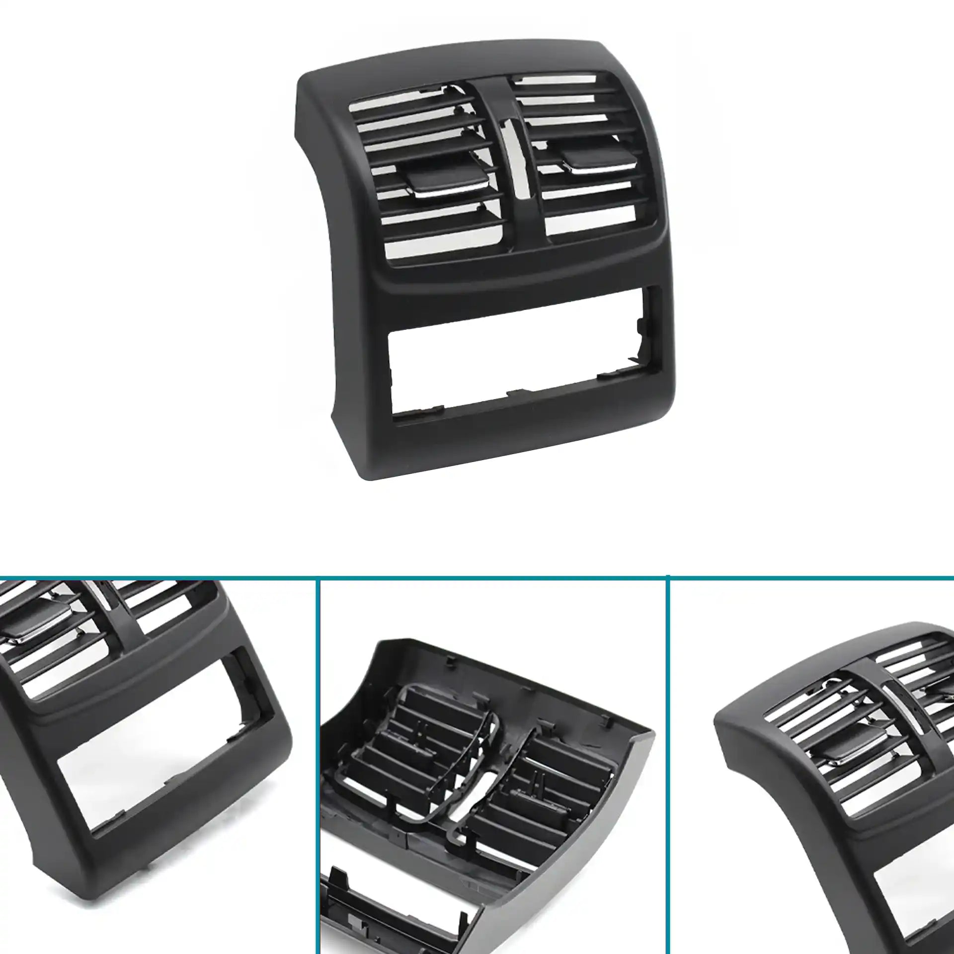 Rear AC Vent Grille for MERCEDES-BENZ E-CLASS W212 (2009-2016) in Black color High-End Model