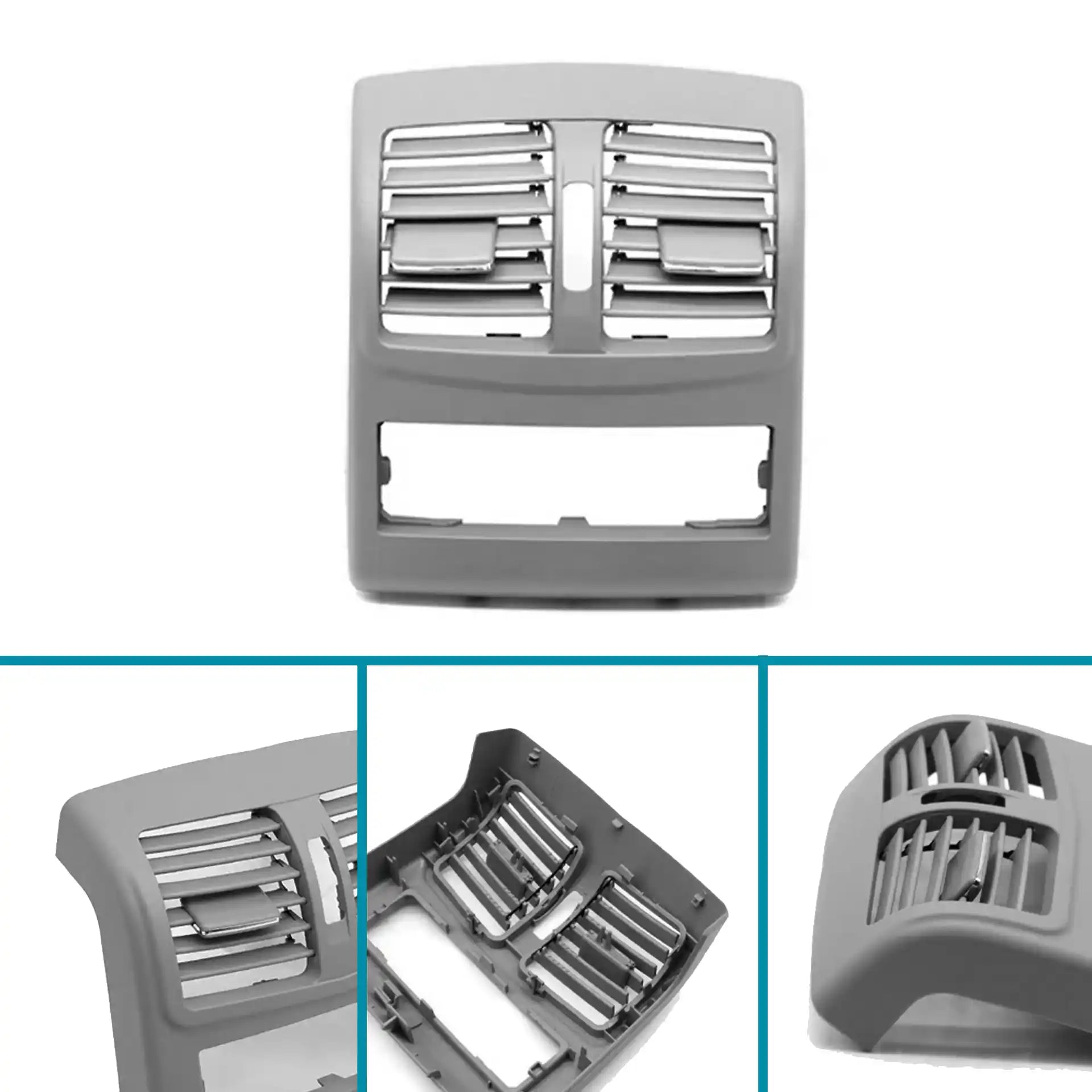 Rear AC Vent Grille for MERCEDES-BENZ E-CLASS W212 (2009-2016) in Gray color High-End Model