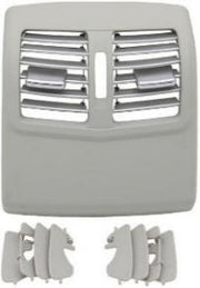 Rear AC Vent Grille for MERCEDES-BENZ E-CLASS W212 (2014-2016) in Light Gray & Silver color Standard Model Chrome