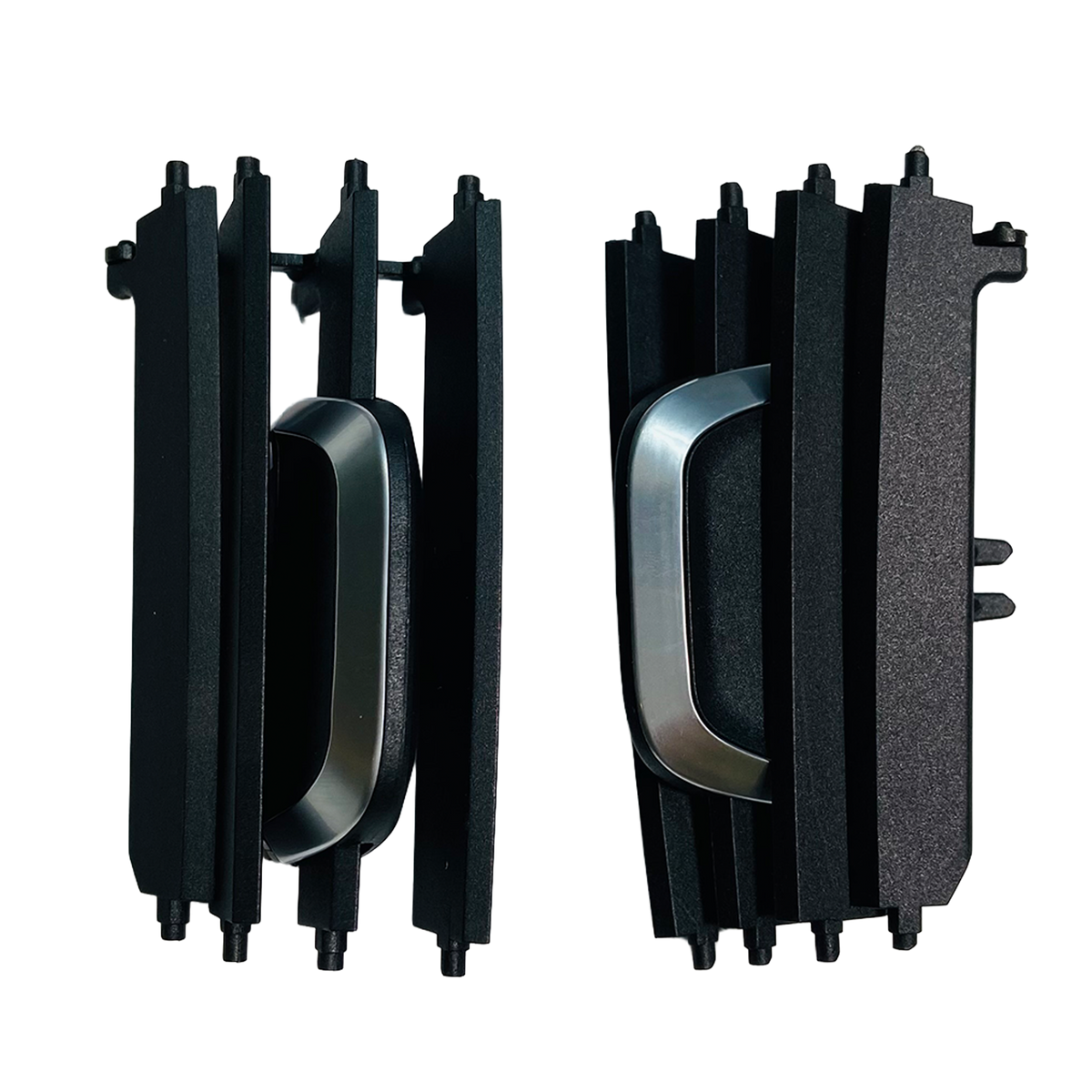 Rear AC Vent Repair Kit Set for BMW 5 SERIES G30 (2016-2023) in Black color Chrome