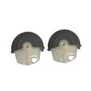 Rear AC Vent Repair Kit Set for MERCEDES-BENZ E-CLASS W211 (2002-2008) in Black color Roller Wheel