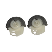 Rear AC Vent Repair Kit Set for MERCEDES-BENZ E-CLASS W211 (2002-2008) in Black color Roller Wheel