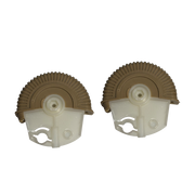 Rear AC Vent Repair Kit Set for MERCEDES-BENZ E-CLASS W211 (2002-2008) in Dark Yellow color Roller Wheel