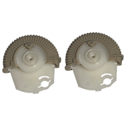 Rear AC Vent Repair Kit Set for MERCEDES-BENZ E-CLASS W211 (2002-2008) in Stone Yellow color Roller Wheel