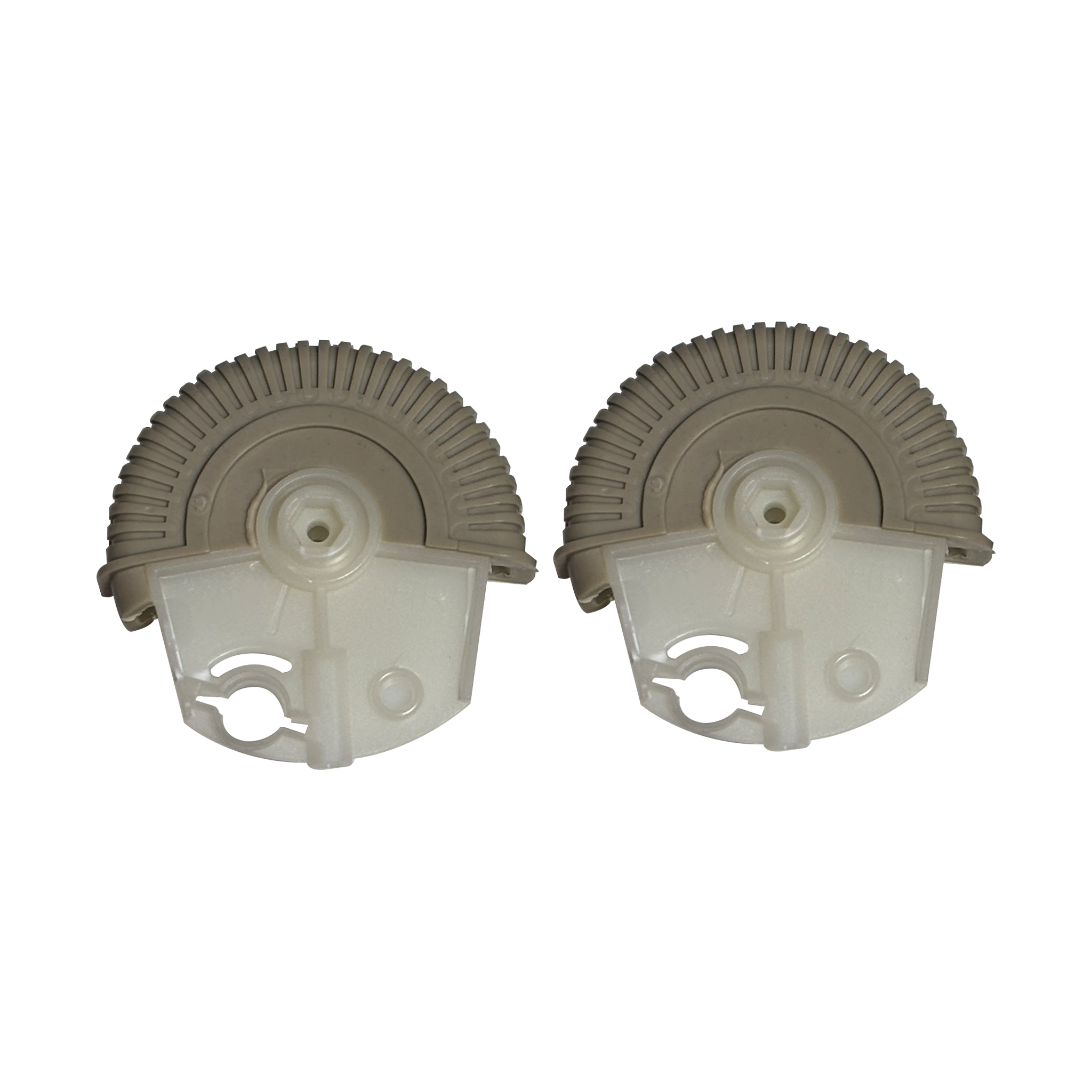 Rear AC Vent Repair Kit Set for MERCEDES-BENZ E-CLASS W211 (2002-2008) in Stone Yellow color Roller Wheel