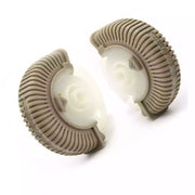 Rear AC Vent Repair Kit Set for MERCEDES-BENZ E-CLASS W211 (2002-2008) in Stone Yellow color Roller Wheel
