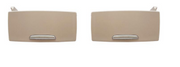 Rear Door Ashtray Cover Set for BMW 7 SERIES F01 (2009-2015) in Oyster color Old Model