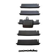 Rear Left AC Vent Repair Kit for MERCEDES-BENZ ML-CLASS W166 (2012-2015) in Black color