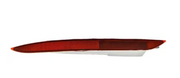 Rear Left Bumper Reflector for BMW X6 F16 (2014-2019) in Red color