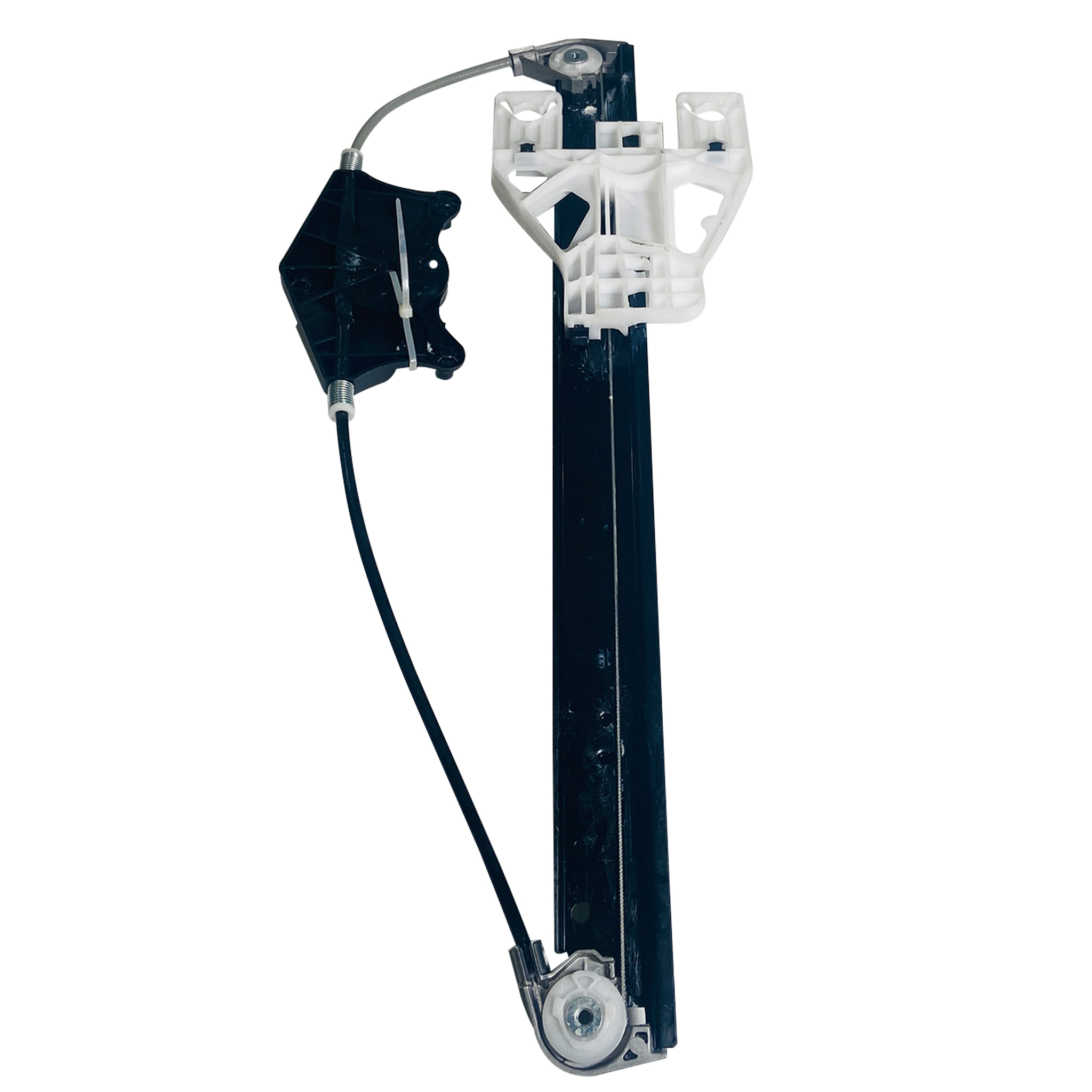 Rear Left Electric Window Lifter Regulator for AUDI A6 4G (2010-2019) without electric motor, ABS, Steel with Zinc Plating