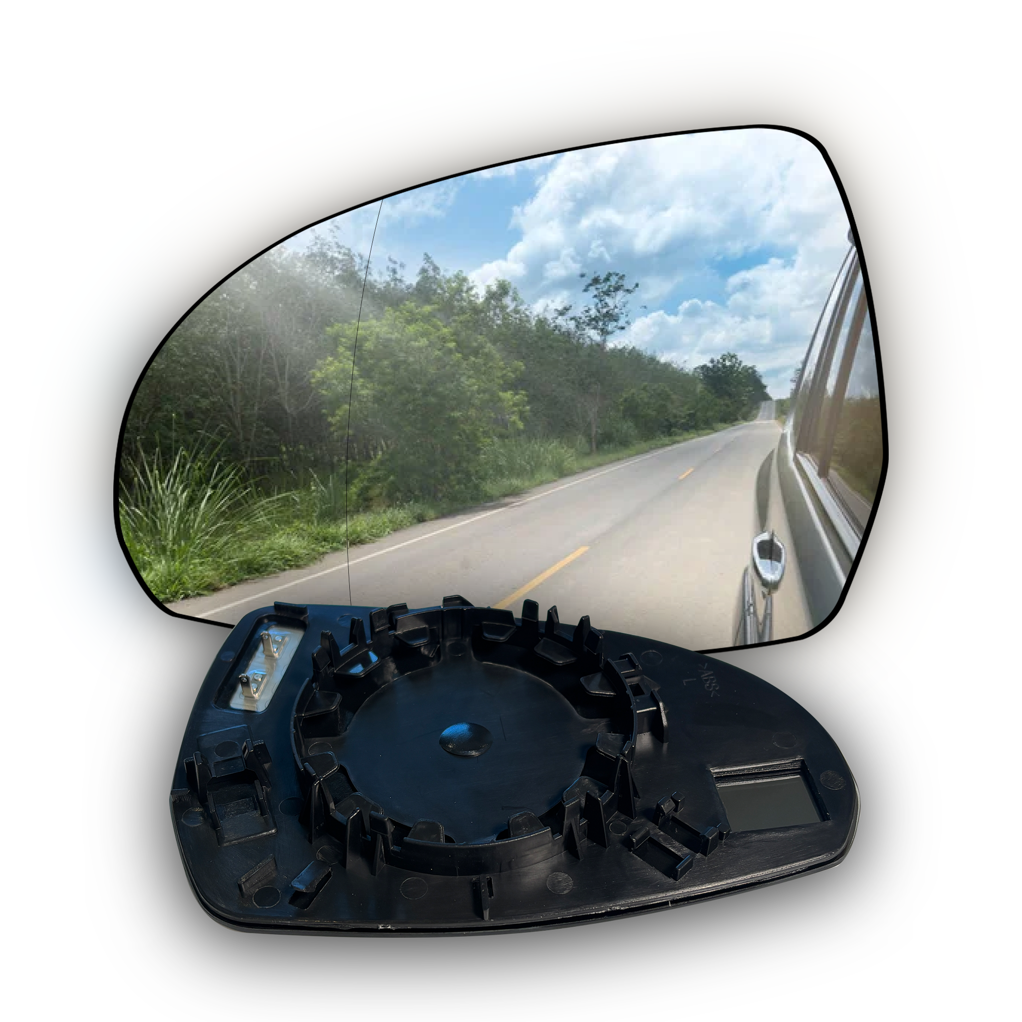 Rear Left Rear View Mirror Glass for MERCEDES-BENZ S-CLASS W223 (2021-2026) Double Curvature