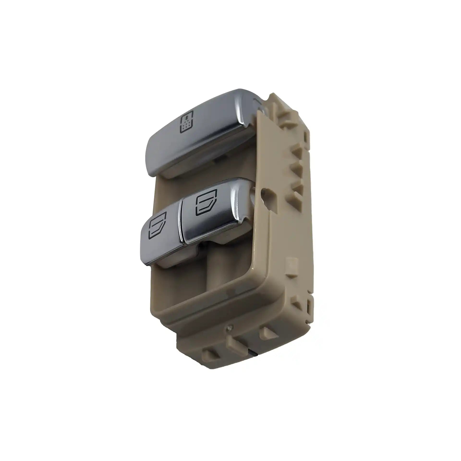 Rear Power Window Switch for MERCEDES-BENZ S-CLASS W222 (2013-2020) in Beige color Chrome White