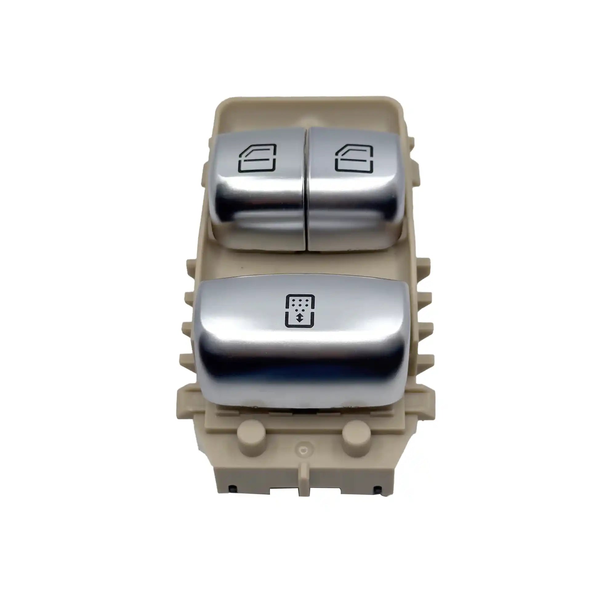 Rear Power Window Switch for MERCEDES-BENZ S-CLASS W222 (2013-2020) in Beige color Chrome White