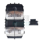 Rear Power Window Switch for MERCEDES-BENZ S-CLASS W222 (2013-2020) in Black color Orange Light With Chrome
