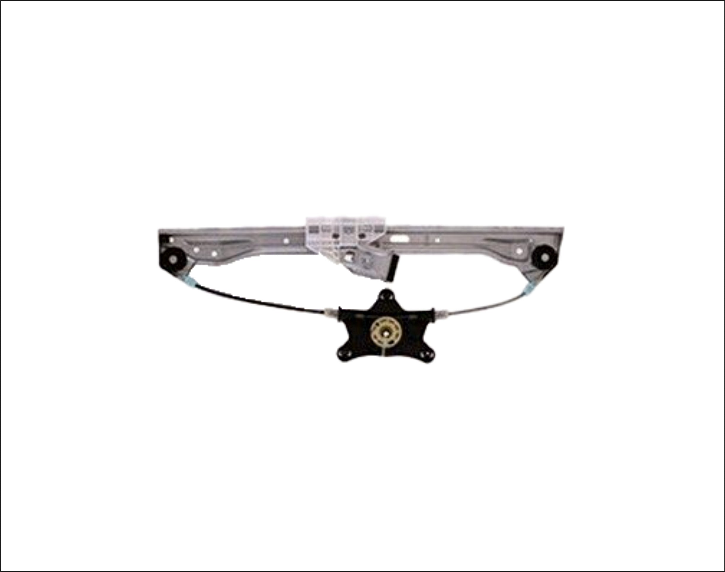 Rear Right (Behind Driver Door) Electric window lifter regulator for Mercedes Benz C Class W204 Sedan (2007-2014) (Carrier plate base penal without electric motor)_1