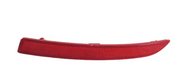 Rear Right Bumper Reflector for BMW 5 SERIES F10 (2010-2016) in Red color without M Sport Package