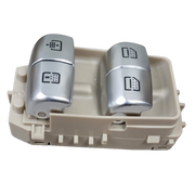 Rear Right Power Window Switch for MERCEDES-BENZ E-CLASS W213 (2016-2023) in Beige color White Light With Chrome