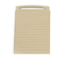 Rear Seat Central Storage Box Rolling Cover for BMW 3 SERIES E92 (2007-2013) in Beige color