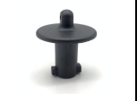 Rear Seat Safety Belt Fastener Buckle Cover for MERCEDES-BENZ S-CLASS W222 (2013-2020) in Black color