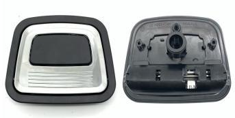 Rear Trunk Opening Switch Handle for MERCEDES-BENZ EQE N294 (2023) in Black with chrome color PC