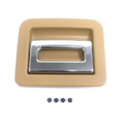 Rear Trunk Opening Switch Handle for PORSCHE CAYENNE 92A (2010-2018) in Beige color