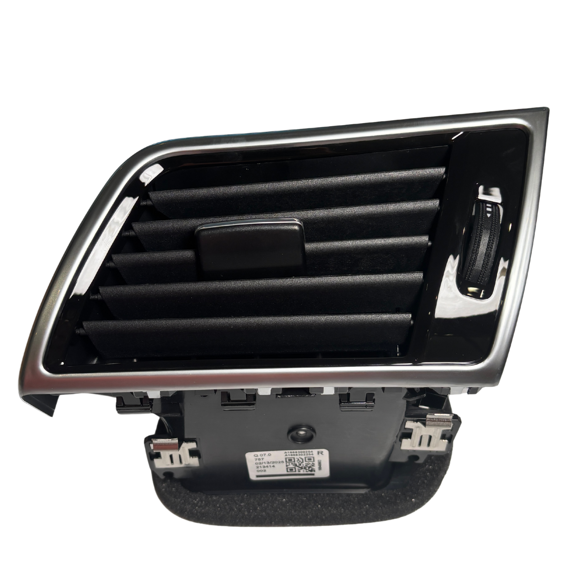 Right AC Vent Assembly for MERCEDES-BENZ ML-CLASS W166 (2012-2015) in Black color New Model Piano Black Chrome