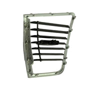 Right AC Vent Grille for AUDI Q5 8RB (2008-2017) in Black & Silver color RHD Chrome