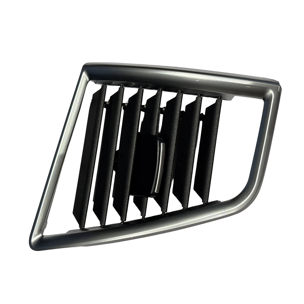 Right AC Vent Grille for AUDI Q5 8RB (2008-2017) in Black & Silver color RHD Chrome