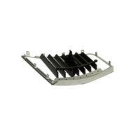 Right AC Vent Grille for AUDI Q5 8RB (2008-2017) in Black & Silver color RHD Chrome