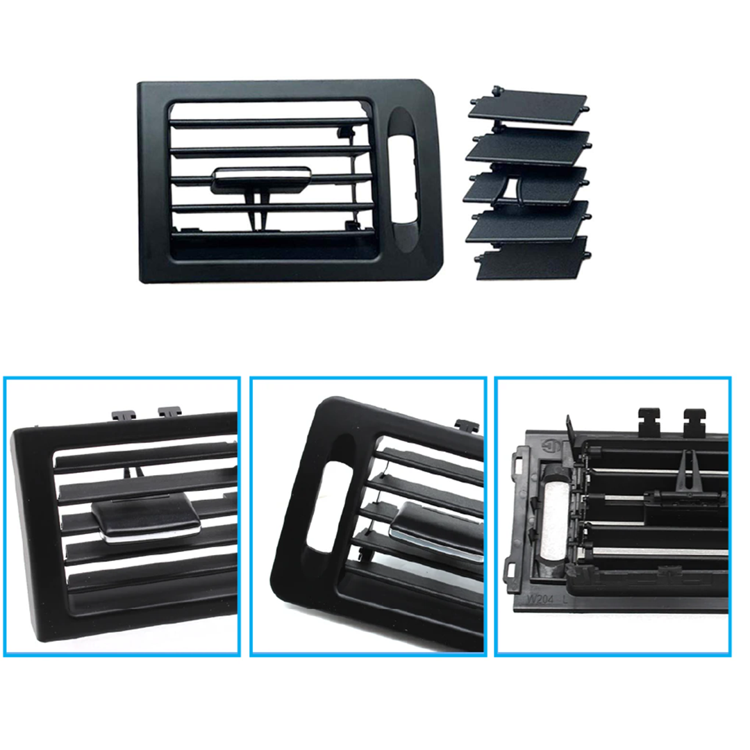 Right AC Vent Grille for MERCEDES-BENZ C-CLASS W204 (2007-2014) in Black color