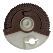 Right AC Vent Repair Kit for MERCEDES-BENZ E-CLASS W211 (2002-2008) in Dark Yellow color Roller Wheel