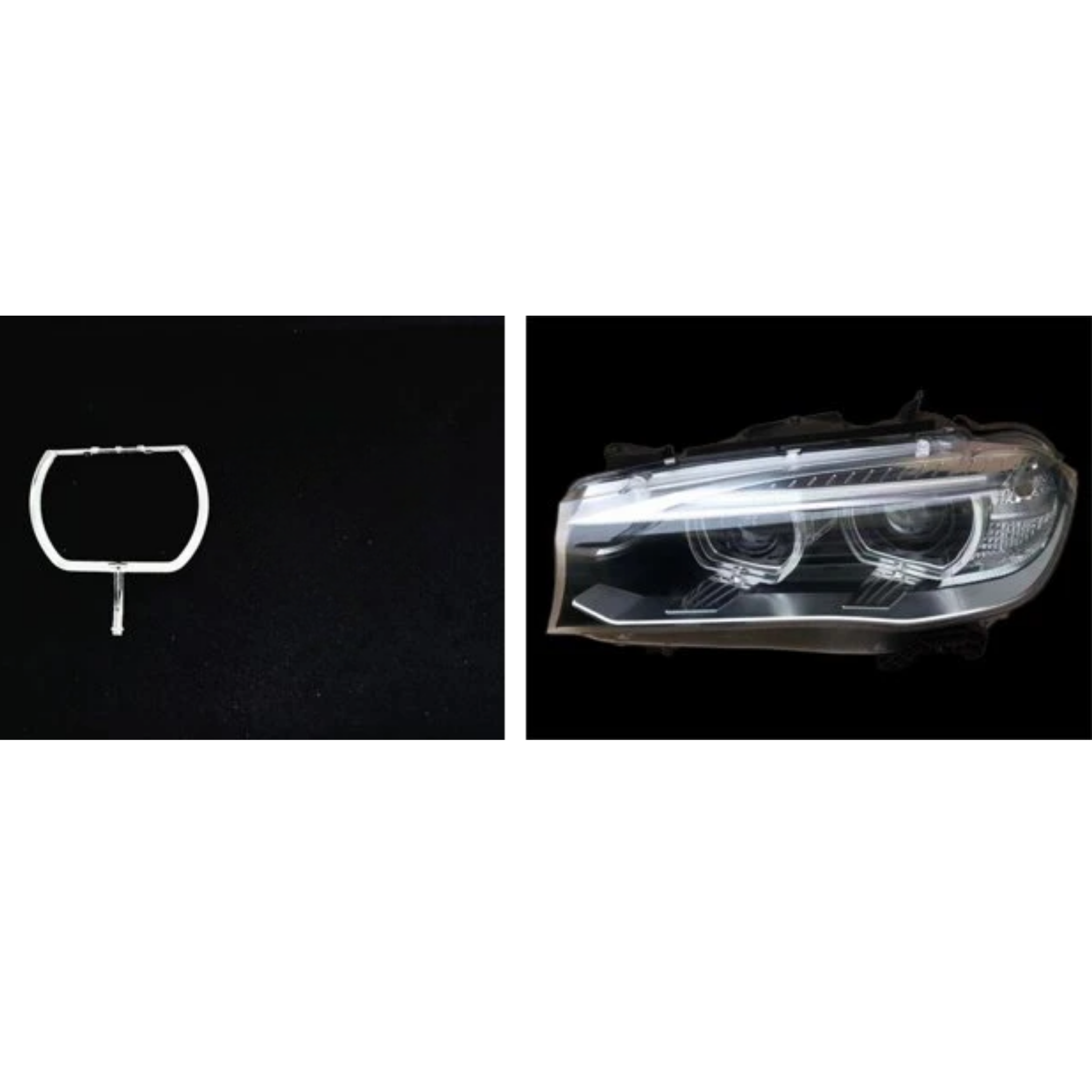 Right Angel Eye Halo Ring for BMW X5 F15 (2014-2018) Small 1 Pc Per Headlight
