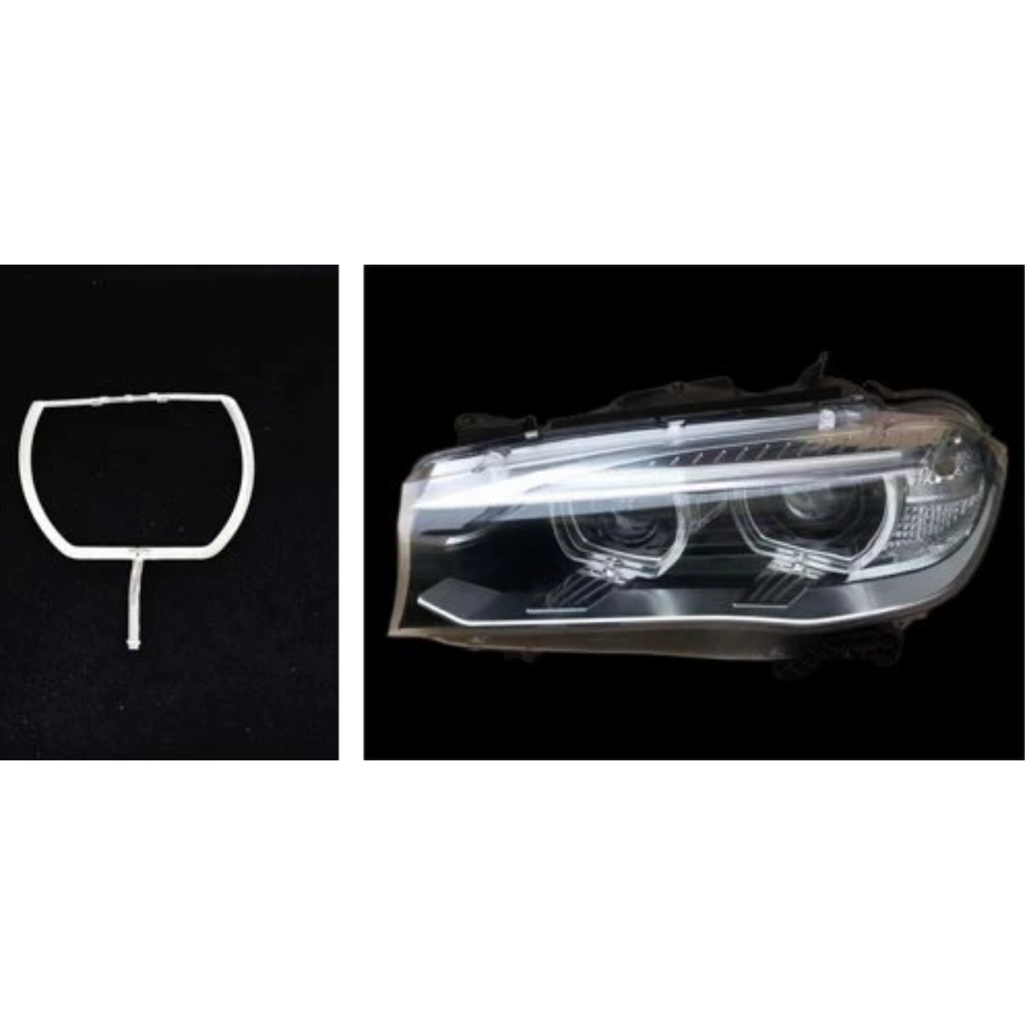 Right Angel Eye Halo Ring for BMW X6 F16 (2014-2018) Large 1 Pc Per Headlight