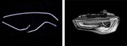 Right DRL Lamp Tube for AUDI A5 8T (2012-2016) Set of 3 Pcs Per Headlight