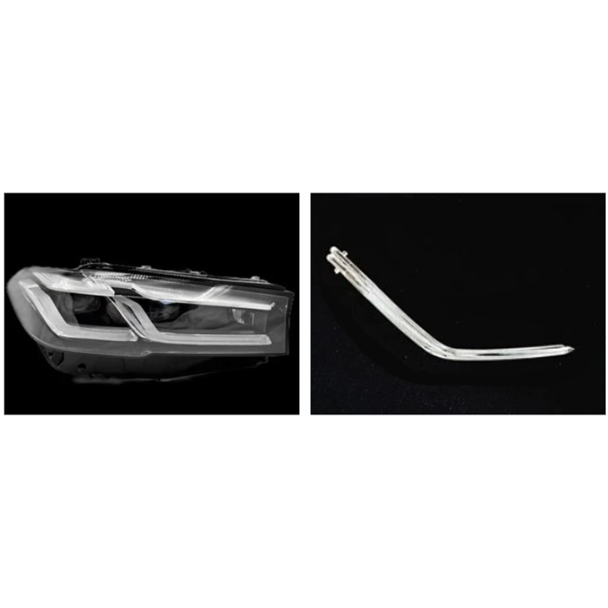 Right DRL Lamp Tube for BMW 5 SERIES G38 (2021-2023) LCI Short Strip