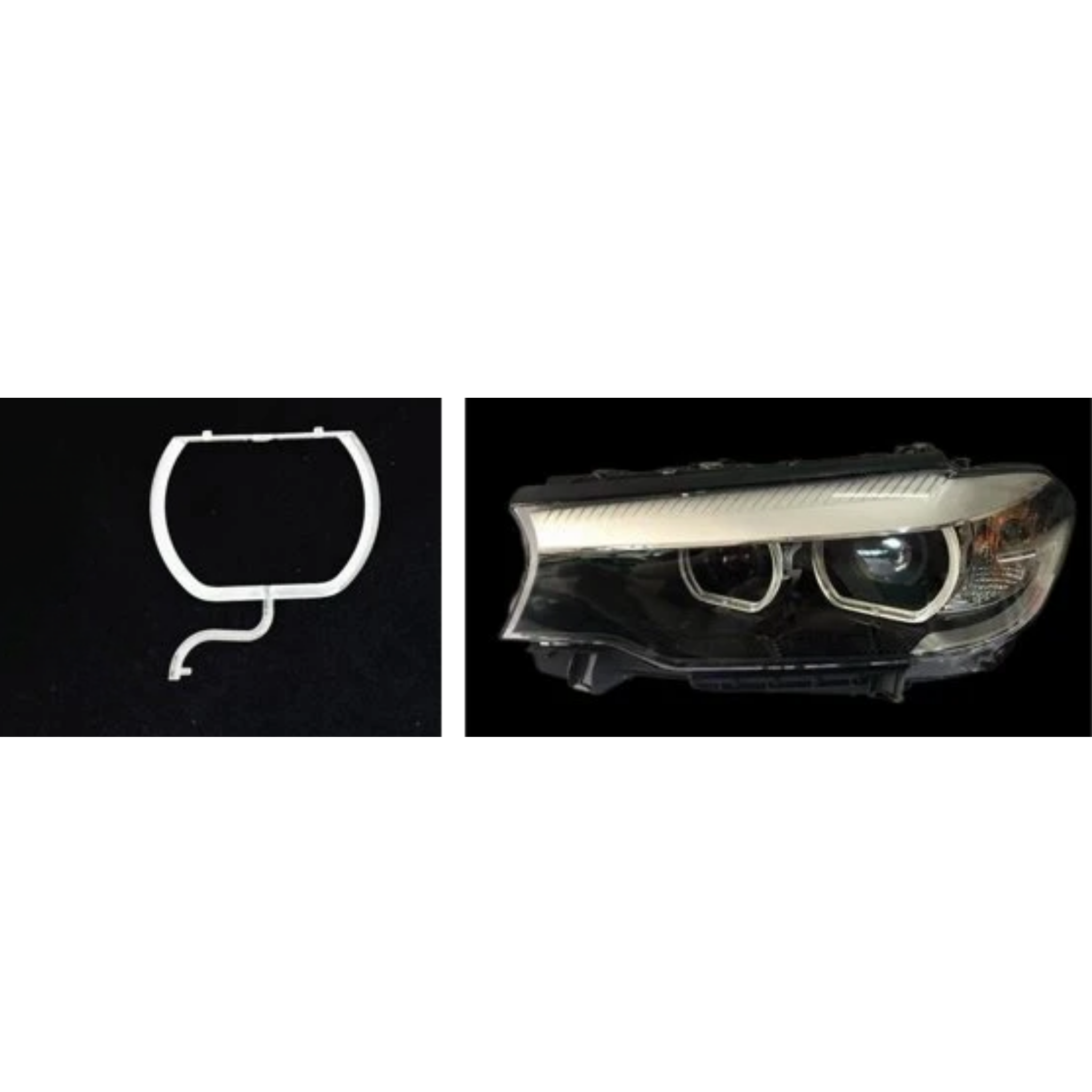 Right DRL Lamp Tube for BMW 5 Series G38 (2017-2019) Low Spec (Large) 1 Pc Per Headlight