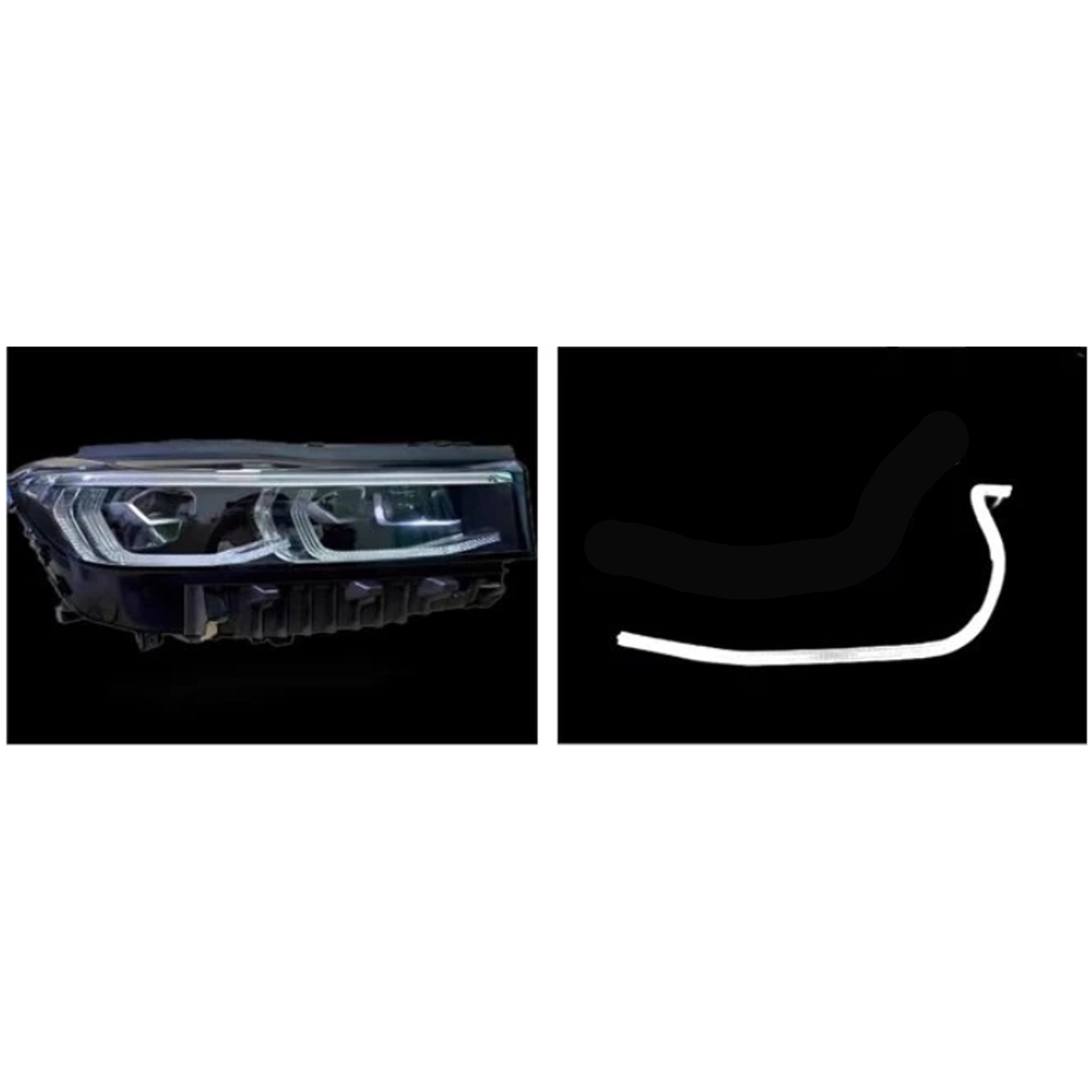Right DRL Lamp Tube for BMW 7 G12 (2019-2021) LCI Long Strip