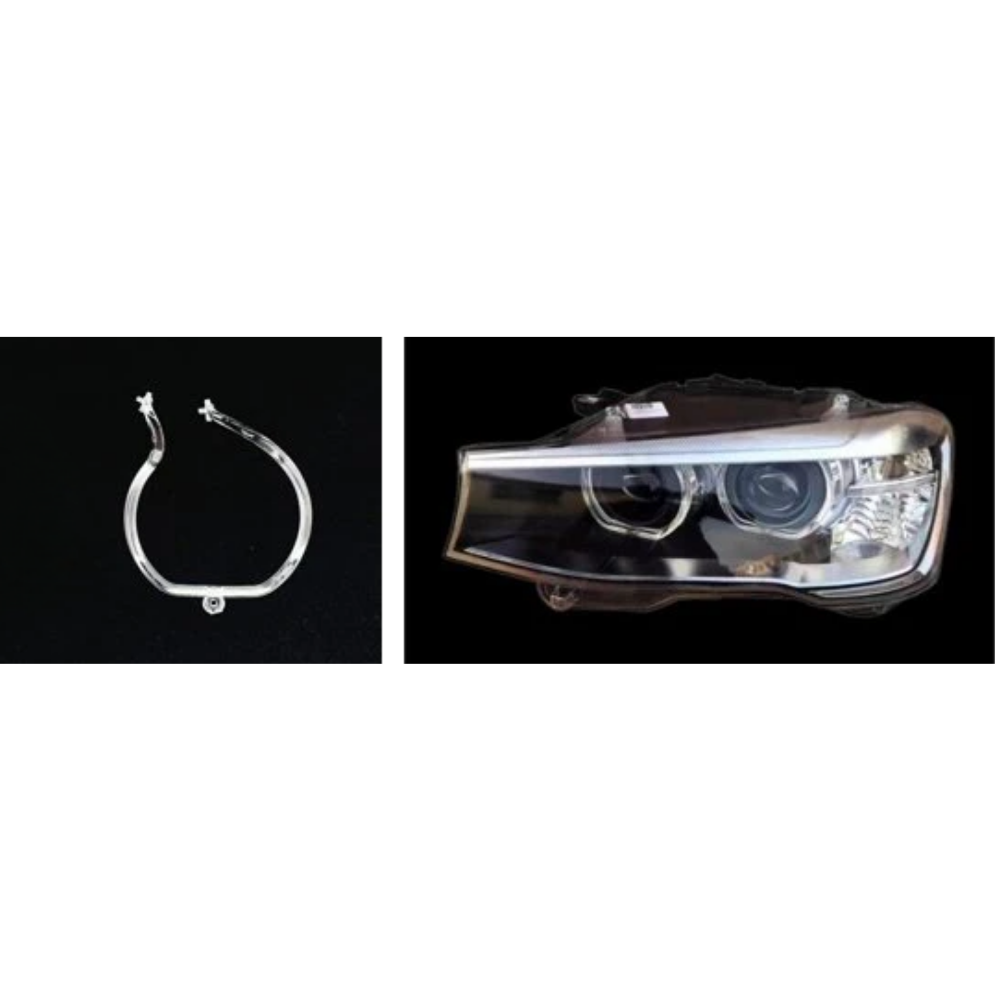 Right DRL Lamp Tube for BMW X3 F25 (2014-2017) Facelift (Large) 1 Pc Per Headlight