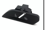 Right Door Lock Switch Assembly Model B for PORSCHE MACAN 95B (2014-2018) in Black color