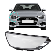 Right (Driver Side) Headlight Lens for AUDI A4 8W PA (2020-2022)