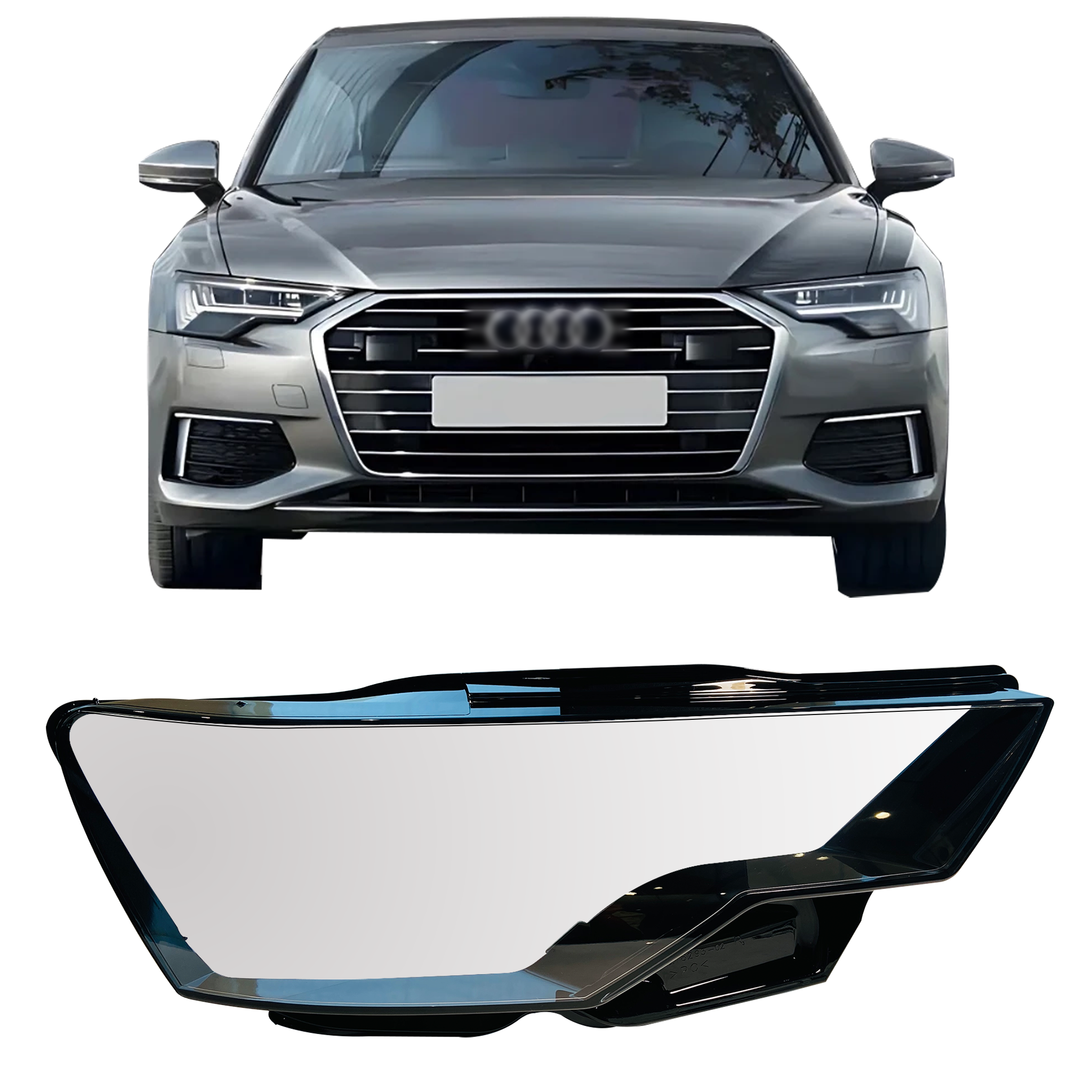 Right (Driver Side) Headlight Lens for AUDI A6 4K (2018)