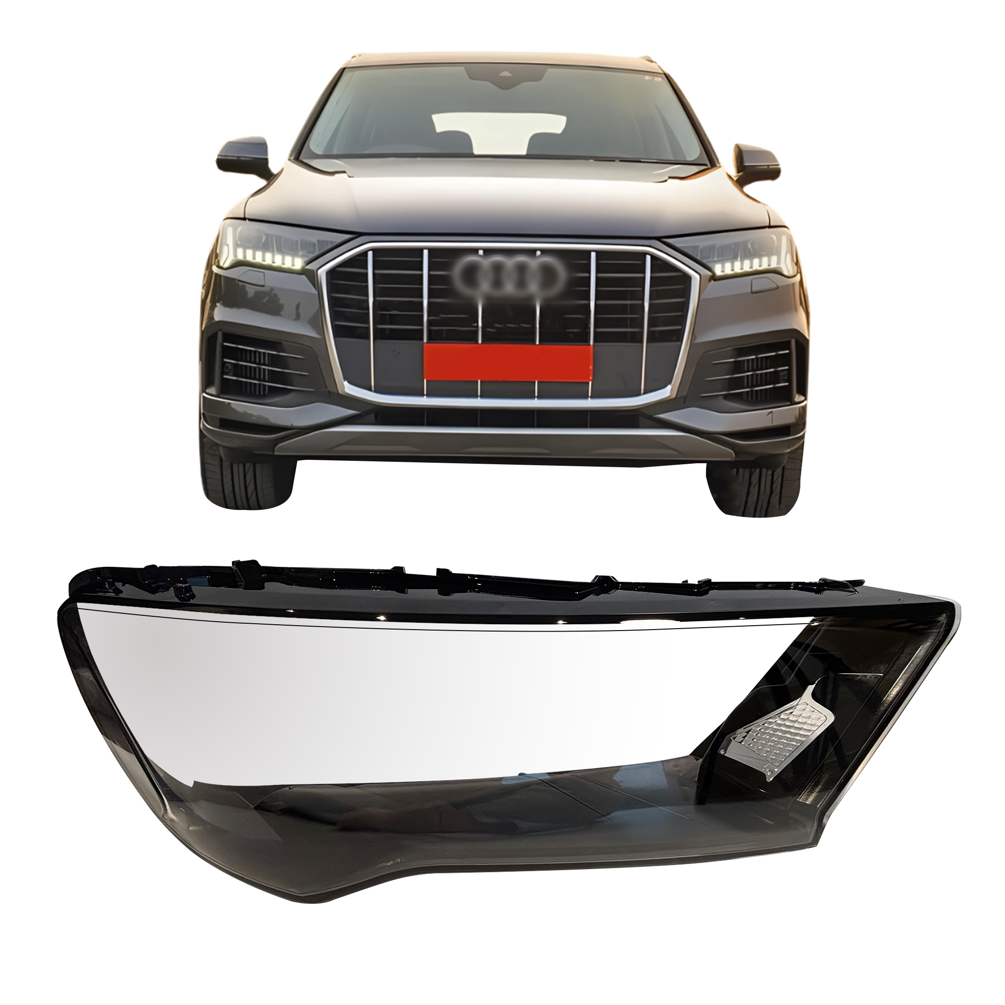 Right (Driver Side) Headlight Lens for AUDI Q7 4MB (2021-2022)