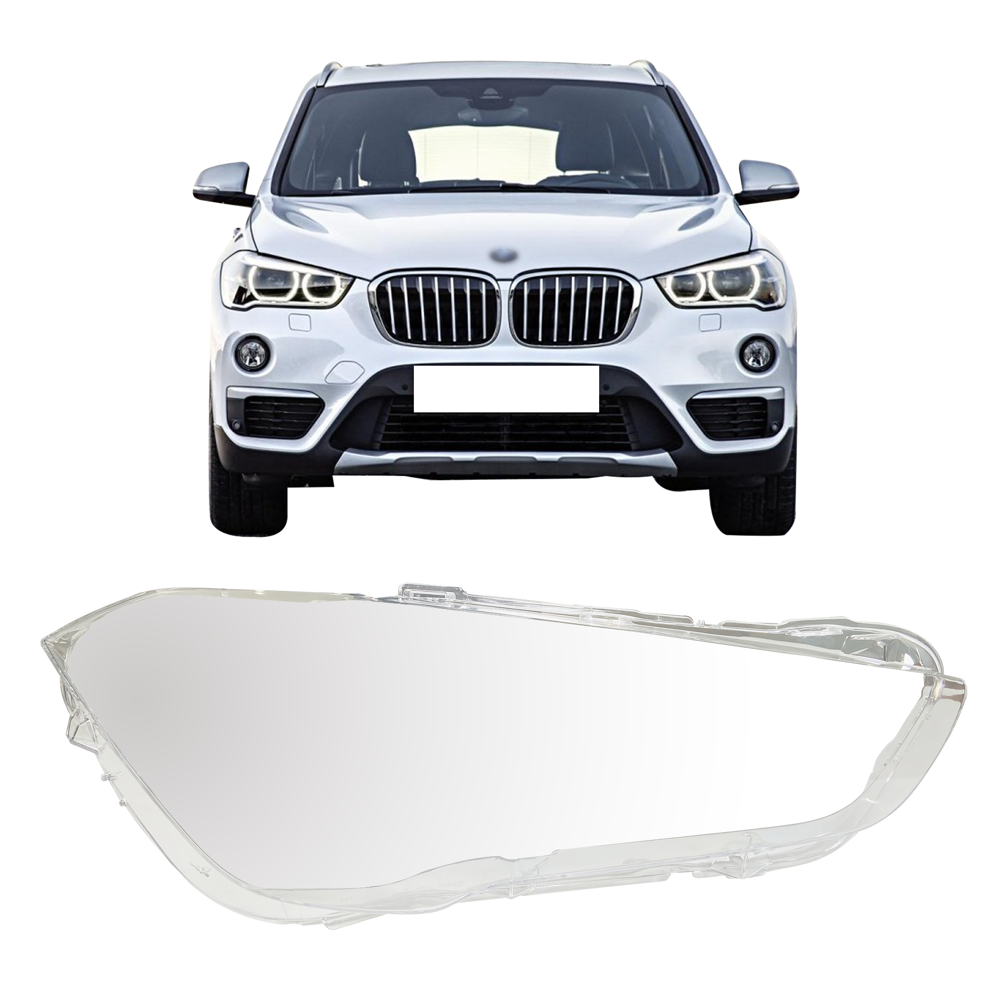 Right (Driver Side) Headlight Lens for BMW X1 F48 (2015-2022)