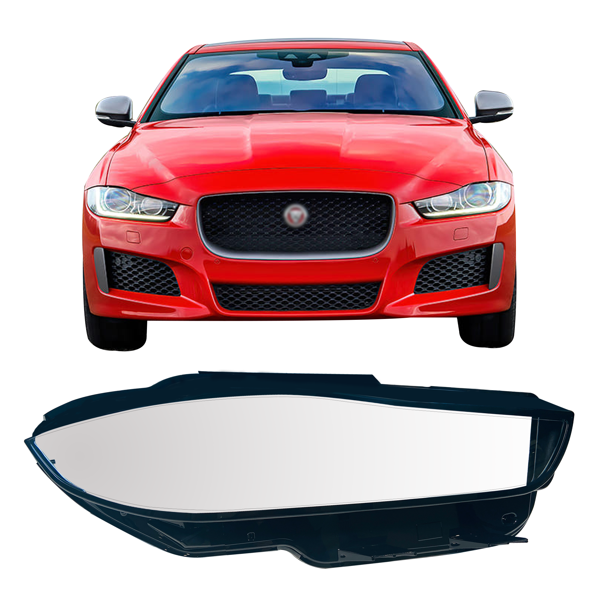 Right (Driver Side) Headlight Lens for JAGUAR XE X760 (2020-2022)