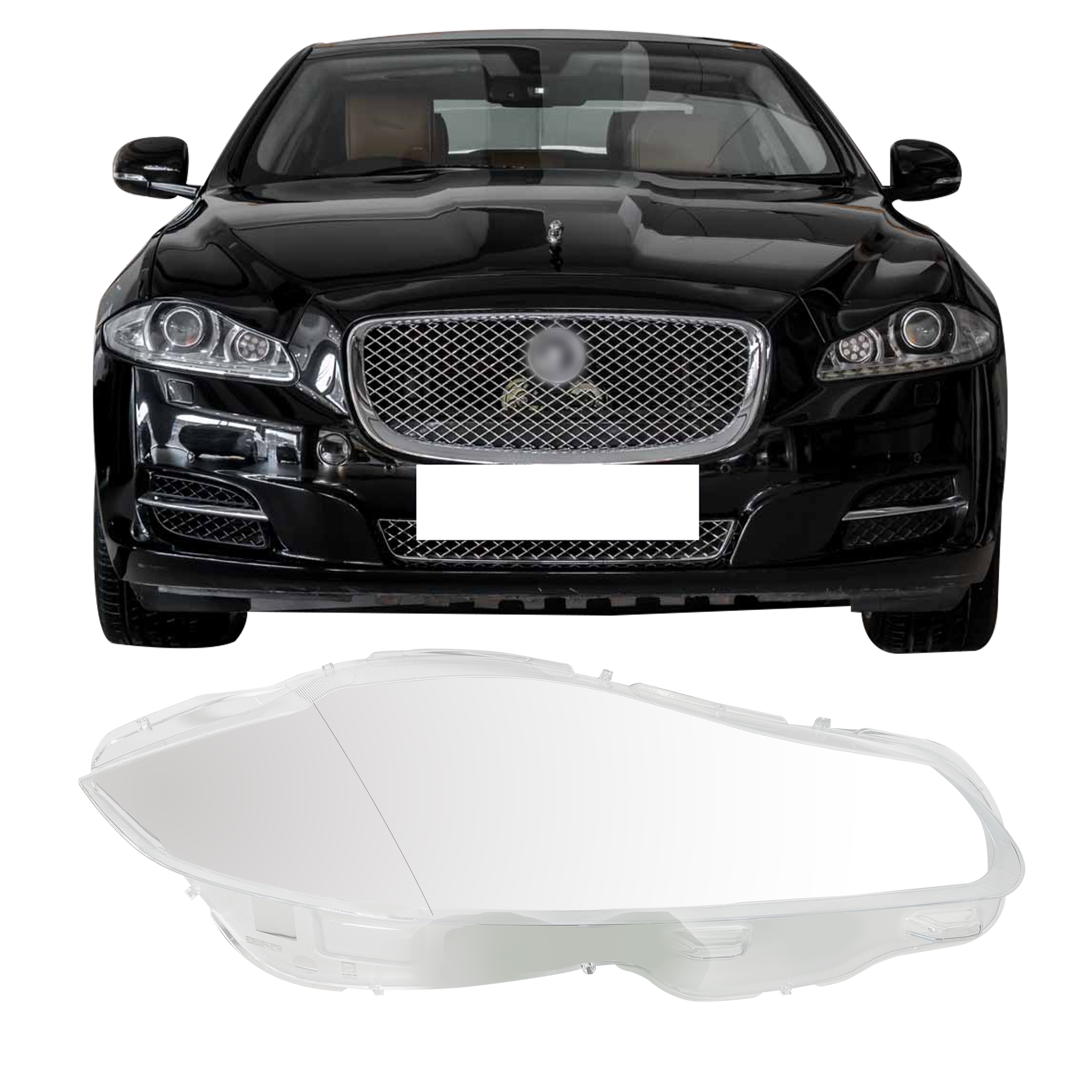 Right (Driver Side) Headlight Lens for JAGUAR XJ X351 (2010-2019)